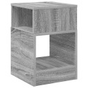 vidaXL Avlastningsbord Grå Sonoma 30,5 x 30 x 45 cm Konstruert tre