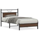  Sengeramme uten madrass brun eik 107x203 cm konstruert tre 4106994