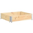 vidaXL Høybed 100x100 cm heltre furu