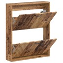 vidaXL Vegghengt skoskap HAARLEM 71 x 17 x 86 cm Konstruert tre