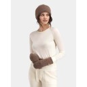 WoolLand Raulandtind Strikket Lue Dame Mocca OS