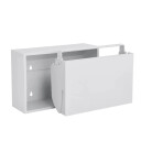 ReCollector - Small Wall storage / Bathroom bin - Brilliant White