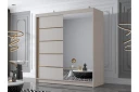 Chavez Garderobe med Speil 180x215 cm - Beige