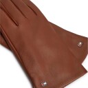 Tommy Hilfiger Essential Flag Leather Gloves   Brown   L/XL