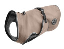 Dog Coat Uppsala 2in1 Detachable Lining Taupe 30cm