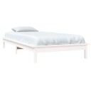 vidaXL Sengeramme hvit 90x190 cm heltre furu 3FT Single