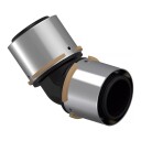Uponor S-press 90° Kompositt Albue 63mm for Varmtvannssystemer