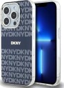 DKNY IML Mono & Stripe MagSafe-etui for iPhone 15 Pro - blå