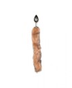 EasyToys Fox Tail buttplug No. 3 sølv