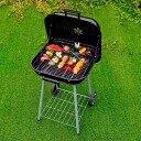 Kullgrill med hengslet lokk og hjul ModernHome