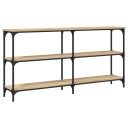 Konsollbord sonoma eik 150x29x75 cm konstruert tre
