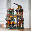 Lego Ninjago Bys Verksteder 71837 Byggeleker med Minifigurer og Interaktive Kraner