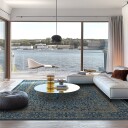 Wilton teppe   Vinadio blå/gull Størrelse: 200 x 280 cm