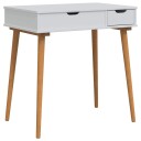 vidaxl Sminkebord FAUSKE Hvit 76 x 50 x 78 cm