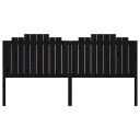 vidaXL Sengegavl svart 206x4x110 cm heltre furu