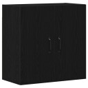  Veggskap svart eik 60x31x60 cm konstruert tre