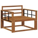 vidaXL Ute Midt Sofa Solid akasietre Naturlig 91 x 83 x 73 cm
