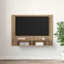  Vegghylle for TV artisan eik 120 x 23.5 x 90 cm Konstruert tre