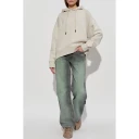 Off White Dame Gensere & Hettegensere Beige S,