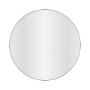 Loevschall Refine Round speil, Ø100 cm, sort