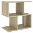 vidaXL Nattbord sonoma eik 50x30x51,5 cm sponplate