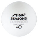 Stiga Seasons Outdoor Vit 12-pack, bordtennisball White