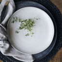 House Doctor Pion Frokosttallerken Grå/Hvit