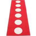 Pappelina Gulvteppe Vera 70 x 225 cm red/vanilla