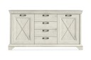 Hurlston Highboard 178 cm - Hvit