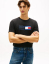 Tommy Hilfiger Brand Love Text Box Tee   Black   L