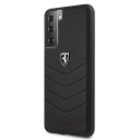 Ferrari Fehquhcs21mbk S21+ G996 Svart/Svart Hardt Etui Off Track Quilted