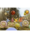 Airwalker Gul Sol Folieballong 91x77 cm