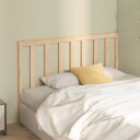vidaXL Sengegavl 146x4x100 cm heltre furu