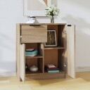 vidaXL Skjenk sonoma eik 60x30x70 cm konstruert tre