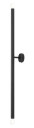 Aldex Tubo 2 vegglampe svart 100 cm