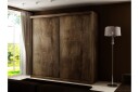 Dunkra Garderobeskap 200x200 cm - Brun