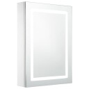 vidaXL LED-speilskap til bad 50x13x70 cm