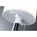 Bartja bordlampe oppladbar via USB eller solcelle 2700 Kelvin IP44 Svart