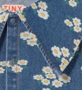 Tiny Cottons Kjole   BlossoMedium+ Vask Denim   Tiny Cottons   8 år 128   Kjole   Blå