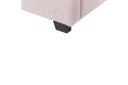 Seng med oppbevaring Vincennes   Rosa Svart 140x200 cm