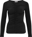 Vila   Topp Vilysera Boatneck L/S Top/Spi   Svart