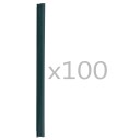  Klemmer til gjerdestrimmel 100 stk PVC grønn 45480