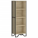  Bokhylle sonoma eik 50x31x137,5 cm konstruert tre