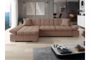 Vananda Sofa med Sjeselong 3 seter i Bouclé   Rosa