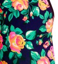 Funkita Badedrakt Trykt UV50+ Full blomst 2 år 92 Badetøy Blå Flerfarget