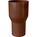 Plastmo overgang Ø110x90mm, brun