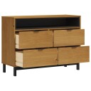 Kommode FLAM 110x40x80 cm heltre furu 8721012261808