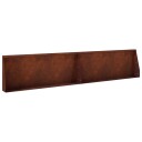 vidaXL Støttemur 2 stk. 100 x 12 x 50 cm Cortenstål Rusten