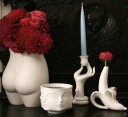 Jonathan Adler Vase Muse Edie Hvit