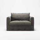 Le Grand Air Nou Love Seat Lin Smokey Granite